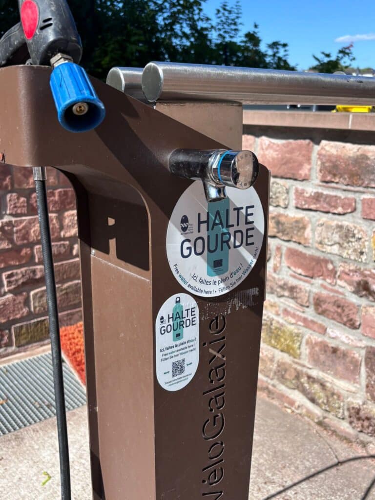 Halte gourde à La Petite-Pierre dans les Vosges du Nord, en Alsace