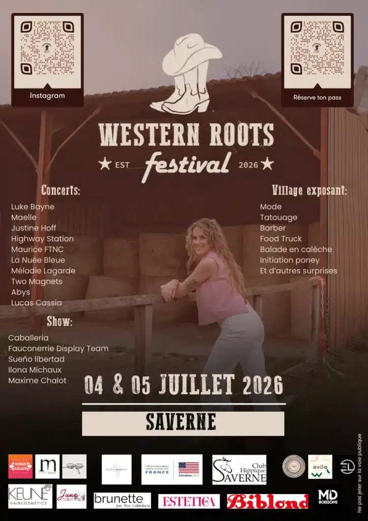 Western Roots Festival 2026 à Saverne en alsace cet été