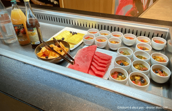 Les fruits et autres gourmandises au Royal Palace Hôtel et Spa à Kirrwiller