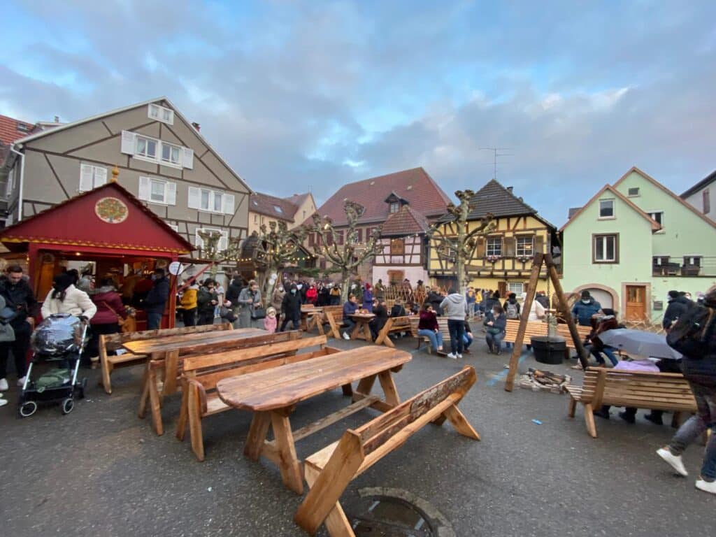 marché de noel médiéval à ribeauvillé en alsace sur la route des vins près de colmar et mulhouse Credit photo Anaïse Mazzanti Nature à deux pas