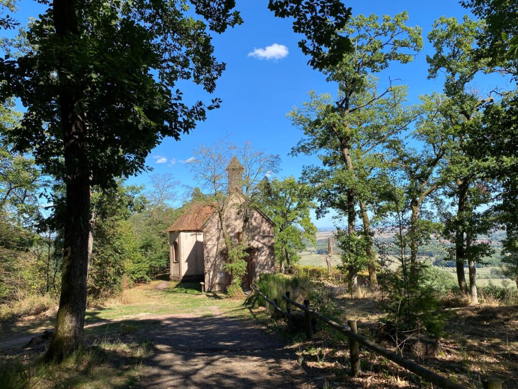Mont Saint-Michel en Alsace à Saint-Jean-Saverne dans les Vosges du Nord : chapelle