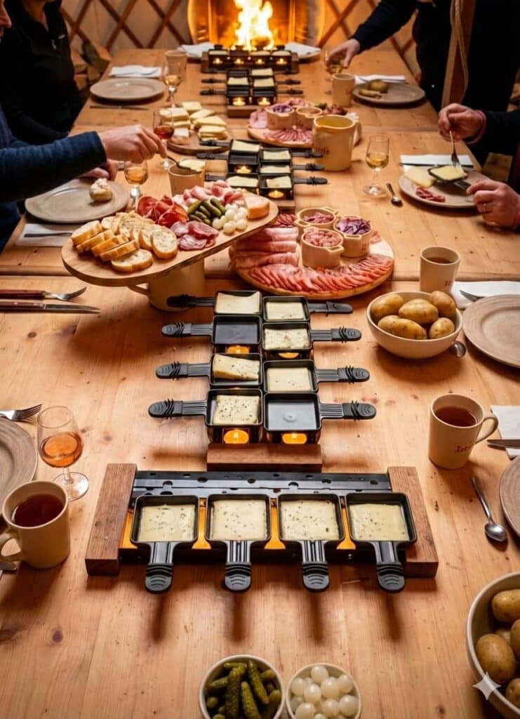 La Yourte Un autre Monde en hiver soirée raclette : dormir dans une yourt en Alsace c'est possible dans les Vosges au Hohwald, près du Champ du Feu. Une chouette idée de week-end nature à en Alsace à deux pas de Strasbourg. Entre amis ou en famille !