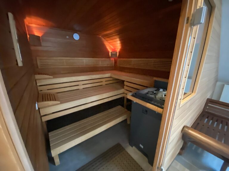 Sauna de l'hôtel Au Chasseur à Birkenwald près de Saverne.